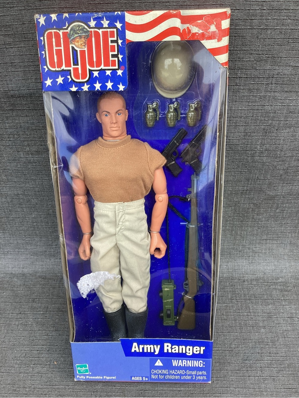 Mattel G.I. Joe Army Ranger Action Figure with Helmet & Accessories